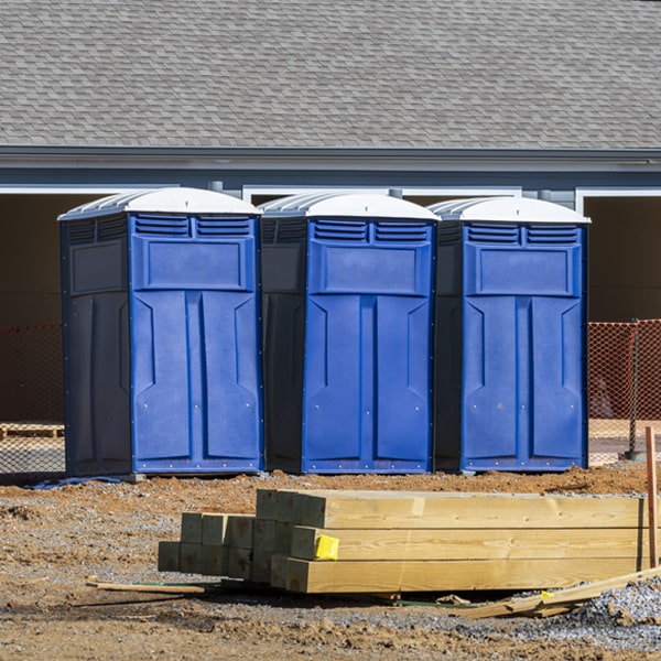 are there any restrictions on what items can be disposed of in the portable toilets in Plantation